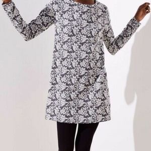 LOFT | Long Sleeve Shift Dress | EUC